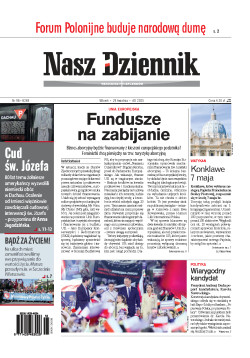 Wtorek, 29 kwietnia 2025, Nr 98 (8269) 