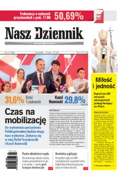   Poniedziałek, 19 maja 2025, Nr 113 (8284) 