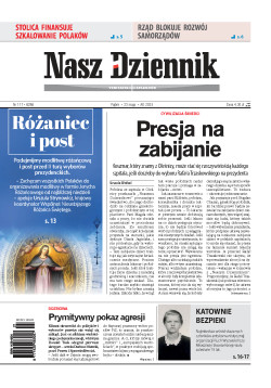 Piątek, 23 maja 2025, Nr 117 (8288) 