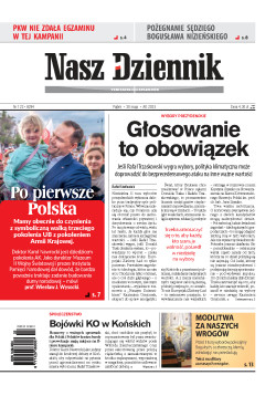 Piątek, 30 maja 2025, Nr 123 (8294) 