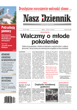 Wtorek, 22 lipca 2025, Nr 167 (8338) 
