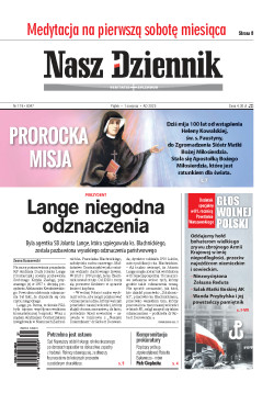   Piątek, 1  sierpnia 2025, Nr 176 (8347) 